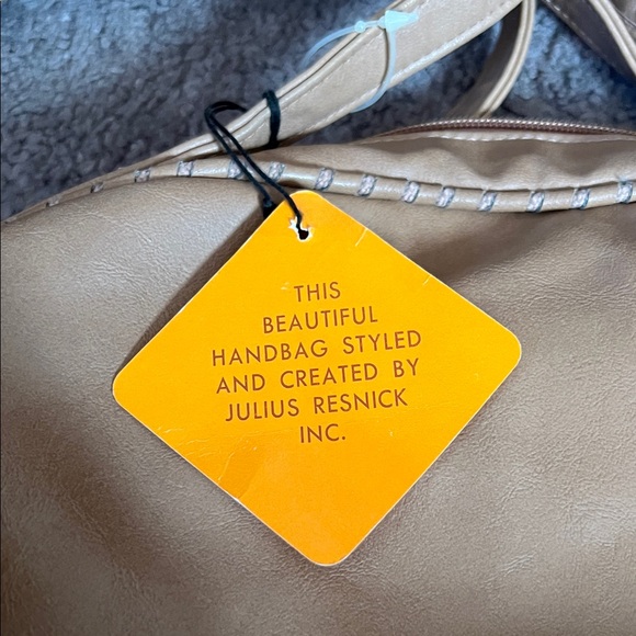 New Tan Shoulder Bag by Julius Resnick - Picture 4 of 4
